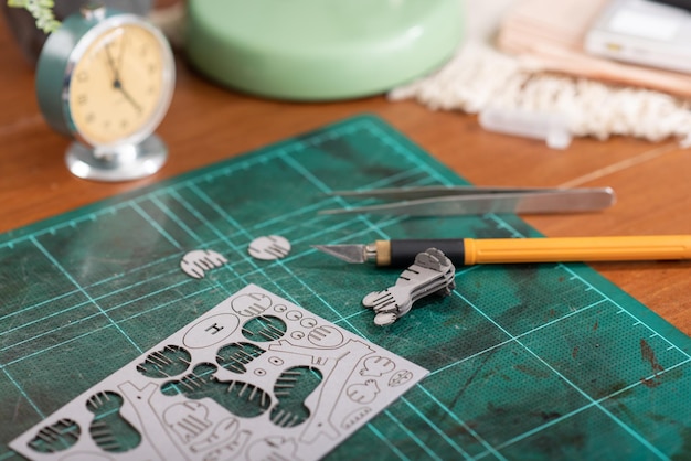 zbiór nici i szkiców wzorów